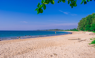 sea view beach sand in phuket island rhailand