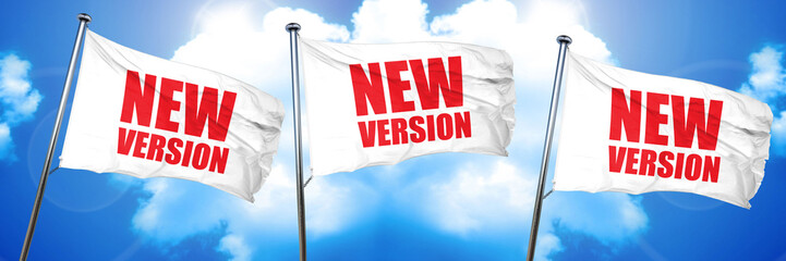 new version, 3D rendering, triple flags