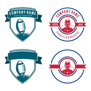 American Football Logo Template Collection