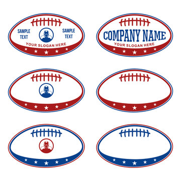American Football Logo Template Collection