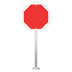 Blank Road Sign Board vector
