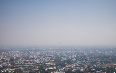 Fototapeta premium View of cityscape in Loei at Thailand