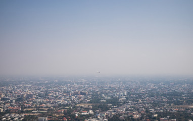 View of cityscape in Loei at Thailand