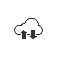 BW icon - Cloud storage
