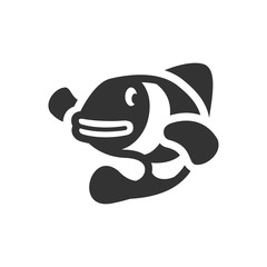 BW Icons - Clown fish