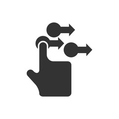 BW icon - Gesture