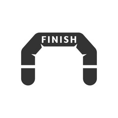BW icon - Finish line