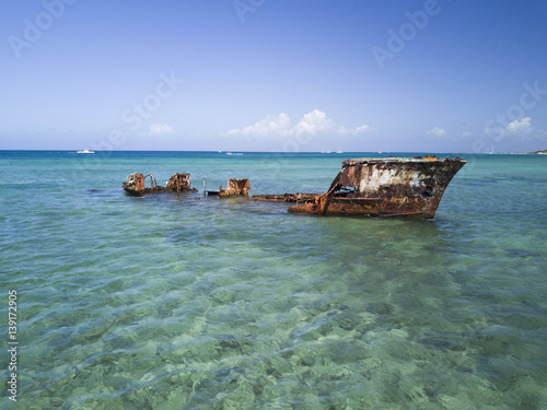 Shipwreck Aruba Malmok Beach Stock Photo And Royalty Free Images Shipwreck Aruba Malmok Beach