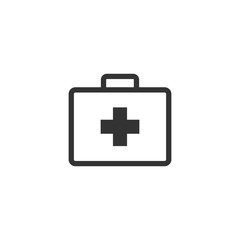 Obraz premium BW icon - Medical case