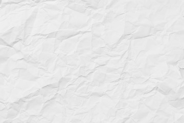 White paper wrinkled texture or background for your design