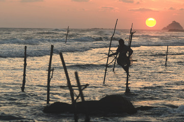 alone fishing, sri lanka