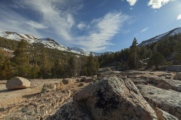 Sonora Pass - Sonora Pass in the Sierra Nevada mountains on the Pacific Crest Trail.