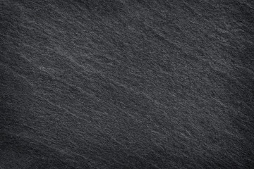 Dark grey stone / black slate stone background or texture