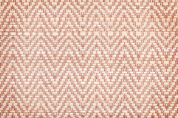 Texture of native thai style weave straw mat background