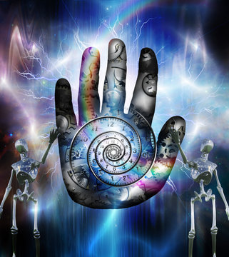 Presentation of the hand of time