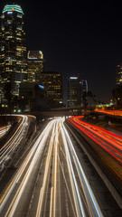 Obraz premium night life, city light, down town California