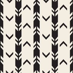 seamless monochrome arrow pattern background