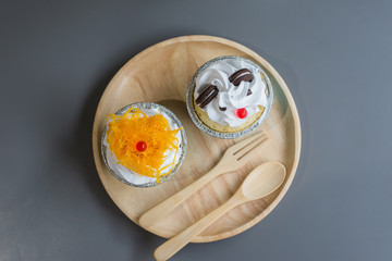 beautiful cupcake at home made.