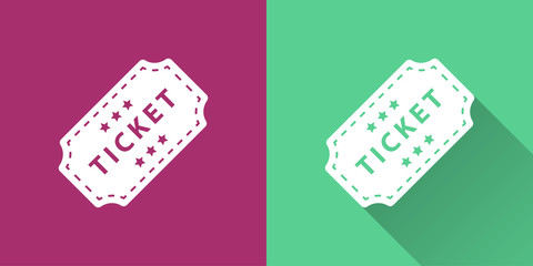 Ticket - vector icon.