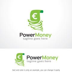 Power Money Logo Template Design Vector