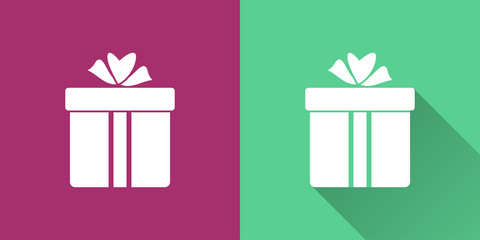 Gift Box - vector icon.