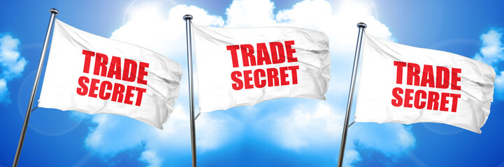 trade secret, 3D rendering, triple flags