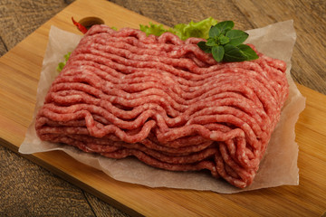 Minced beef meat