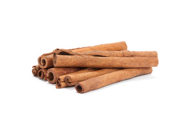 cinnamon stick spice isolated on white background