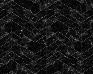 Chevron zigzag marble patterned background black and white