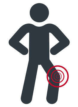 silhouette douleur genoux infographie 1