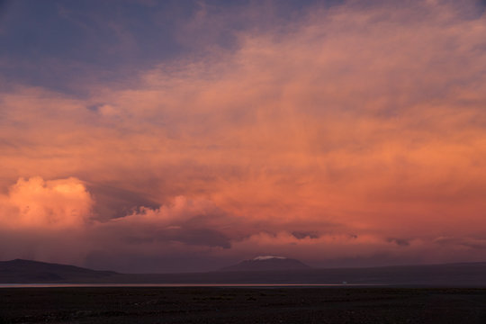 Sonnenuntergang im Bolivianischen Altiplano