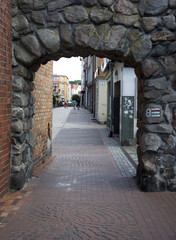 Old gate to the old city
