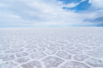 Fototapeta na wymiar Salzwüste der Salar de Uyuni
