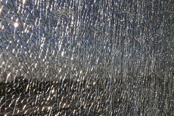 damaged glass texture