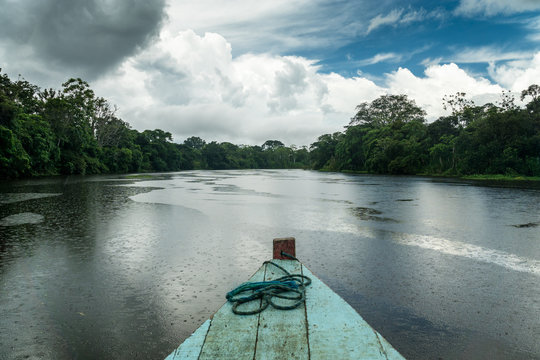 Unterwegs auf einem Nebenfluss des Amazonas in Bolivien