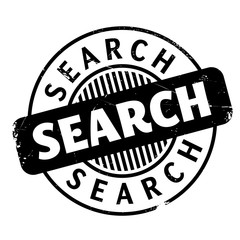 Search rubber stamp. Grunge design with dust scratches. Effects can be easily removed for a clean, crisp look. Color is easily changed.