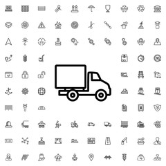 delivery car icon illustration