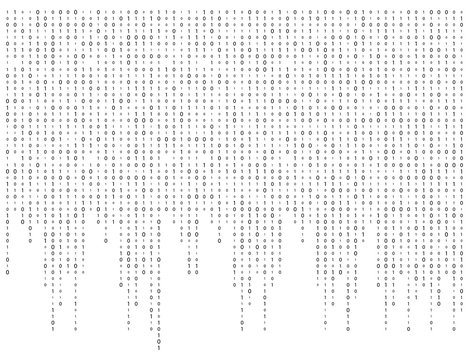 binary code zero one matrix white background beautiful banner wallpaper
