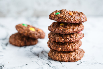 Oat Chocolate Chip Cookie with M & M'S