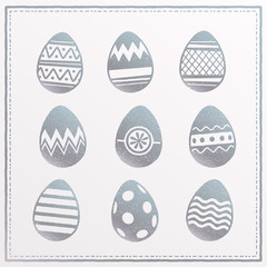 Happy Easter seamless pattern. Vector illustration