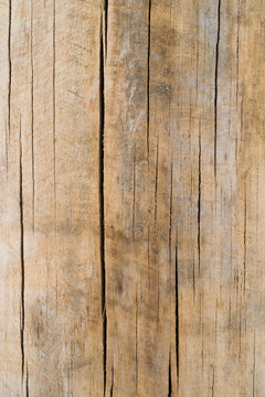 Texture of old wooden planks with natural color