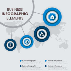 Modern Infographic Cycle Template