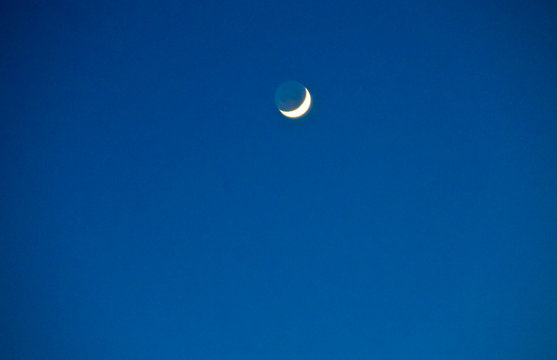 Night sky with moon