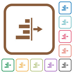 Decrease right indentation of content simple icons