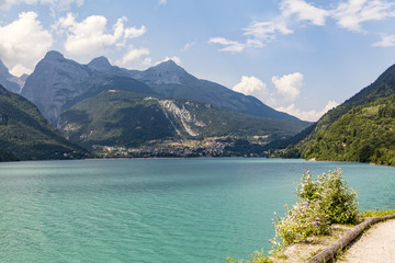 Obraz premium Lake Molveno in Italy