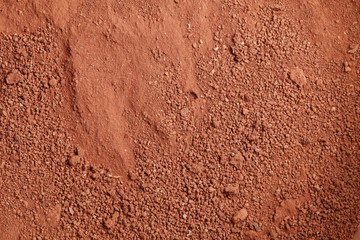 The lateritic soil represent the surface background and texture concept related idea.