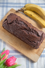 Schokoladen Bananen Brot