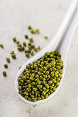 Mung beans on the table