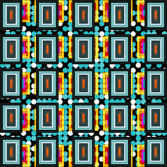 bright abstract geometric pattern