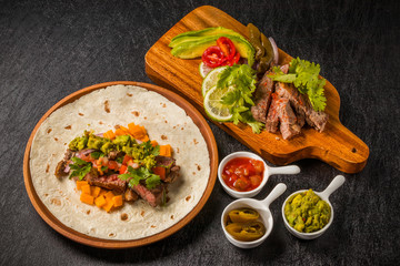 タコスセット Mexican food tacos set